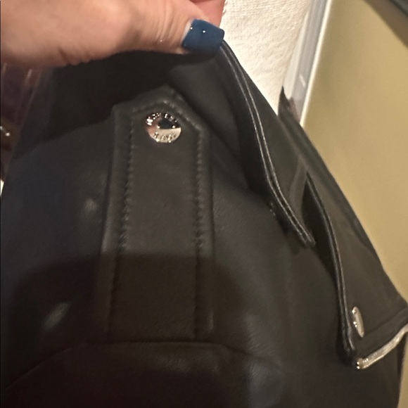 Michael, Michael Kors Black Genuine Lamb Leather Jacket - Like New! - Picture 11 of 13